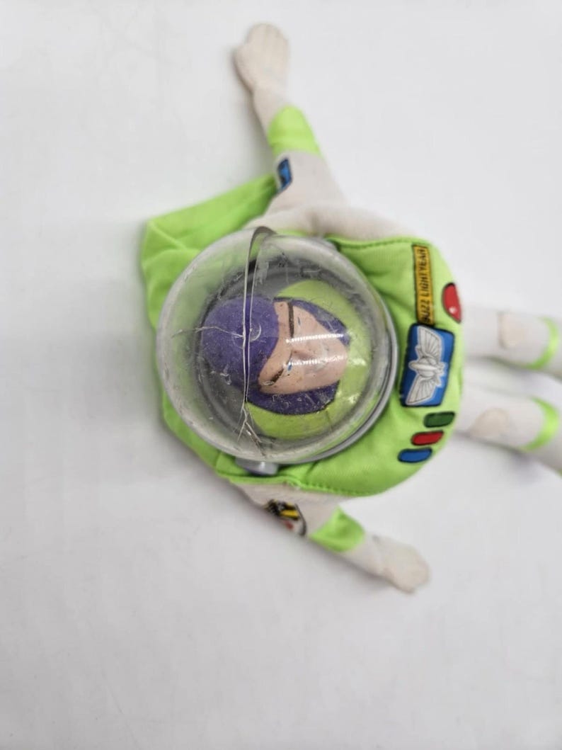 Vintage 1995 Disney Toy Story Buzz Lightyear Plush Hand Puppet Burger King Toy image 3