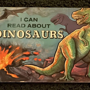 Classic vintage kid&#39;s dinosaur book--I can read About Dinosaurs