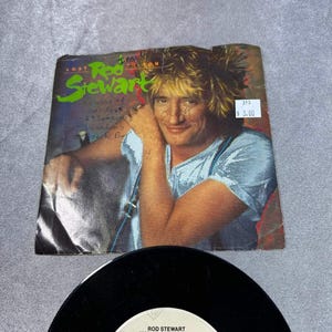 Rod Stewart Casi Ilegal Perdido en ti 45 RPM Vinson Record VG+ 7-27927
