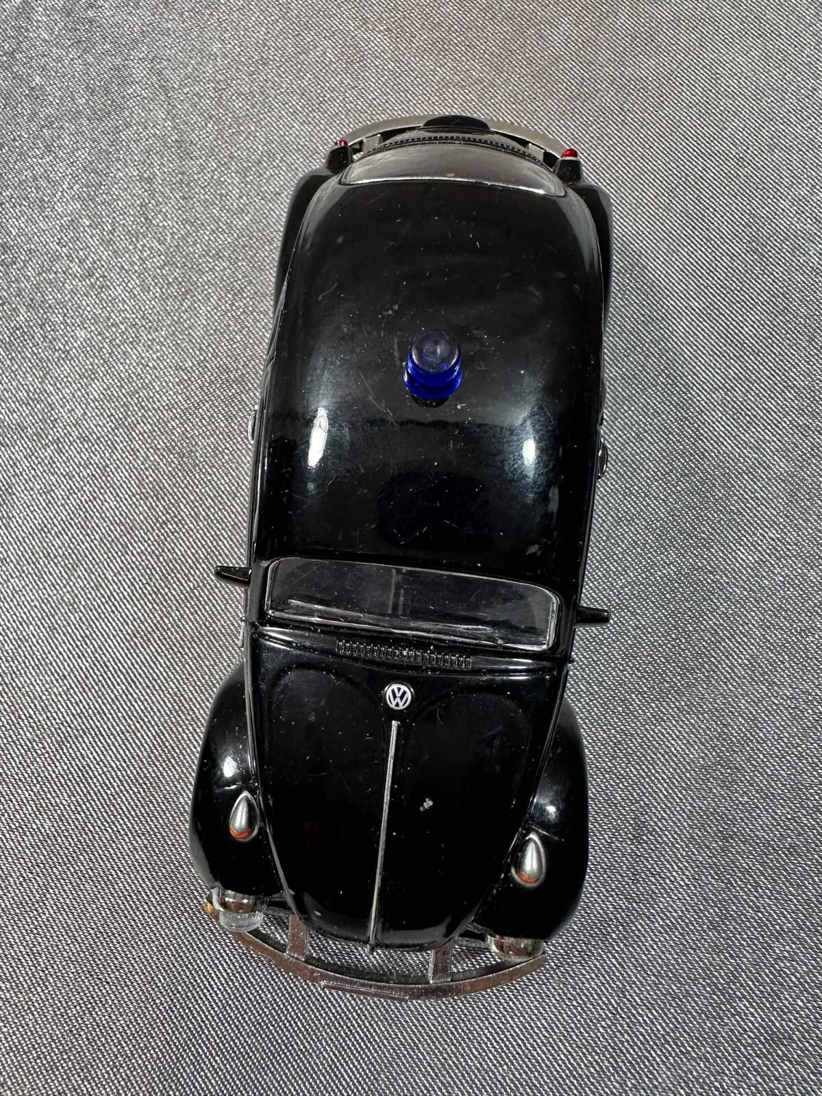 UNI Fortune Volkswagen Beetle RMZ City Black Police Car Diecast