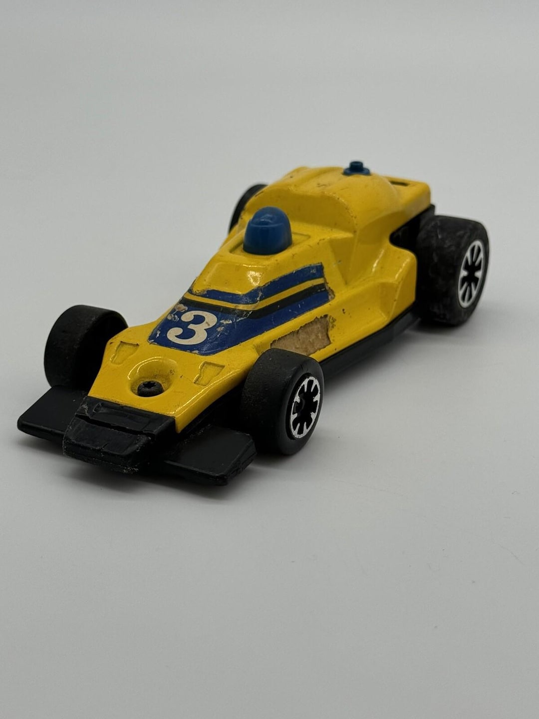 Vintage TONKA JAPAN Formula One Race Car Tin Toy Push Motor W