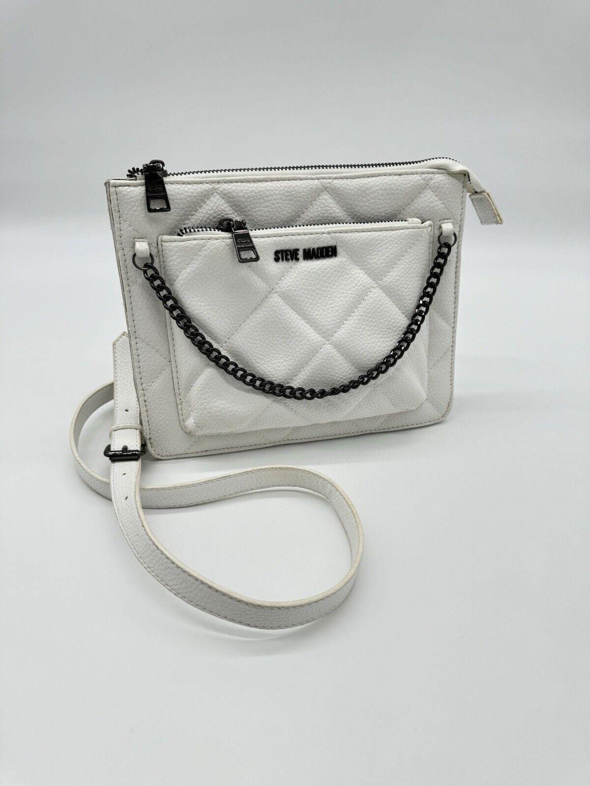 Steve madden white crossbody hotsell