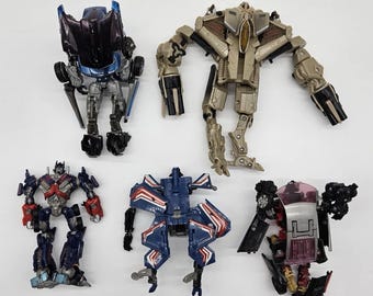 Lote de 5 figuras de acción de Transformers: El lado oscuro de la luna