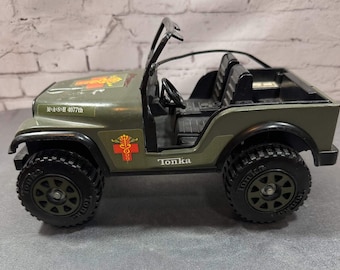 Vintage 80S Tonka M*A*S*H Unit 4077Th Jeep Medical Unit Metal Toy