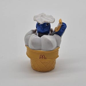 Vintage 1990 McDonalds Changeables McDino Ice Cream Cone Transforming Happy Meal