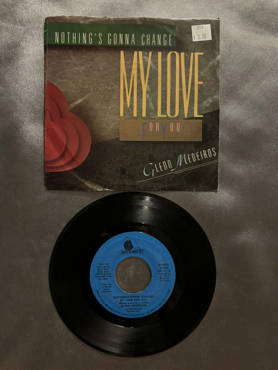GLENN MEDEIROS- Nothing's Gonna Change My Love for You - Vinyl 45RPM AM ...
