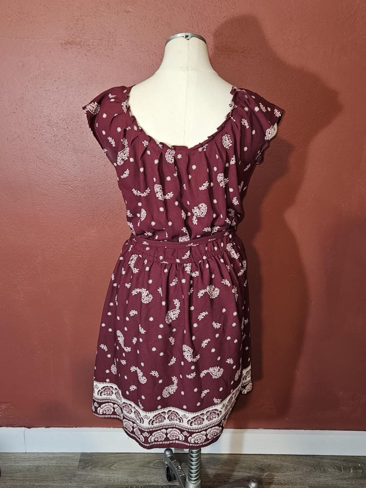 LC Lauren Conrad Women Dress Medium Marrn 0181 - Etsy