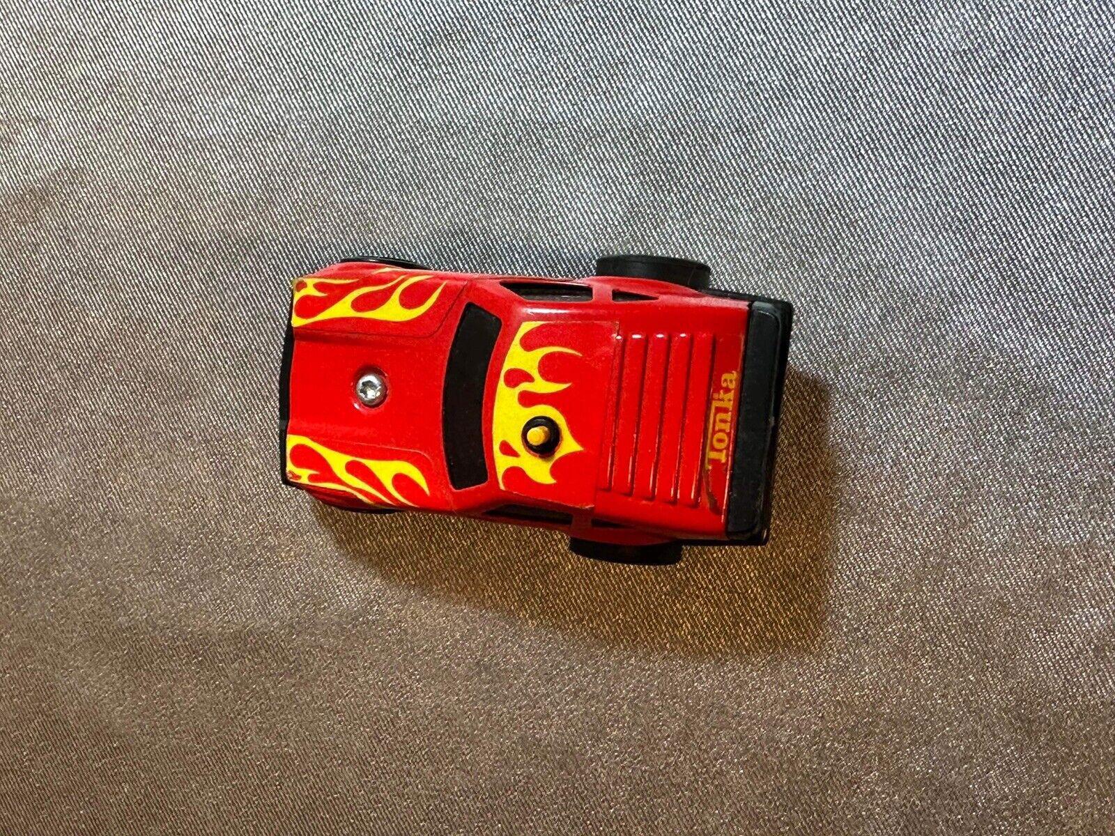 VINTAGE Tonka Toy Race Car Friction Button Activate Made in