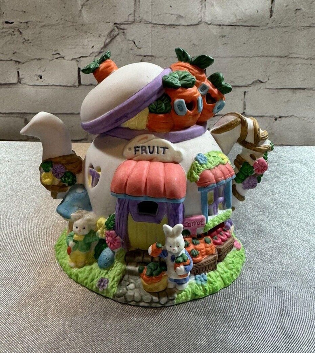 Easter Gift Bags Kmart Vintage Kmart Teapot Easter Mock Faux