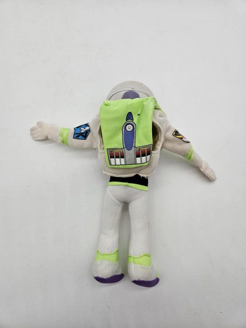 Vintage 1995 Disney Toy Story Buzz Lightyear Plush Hand Puppet Burger King Toy image 2