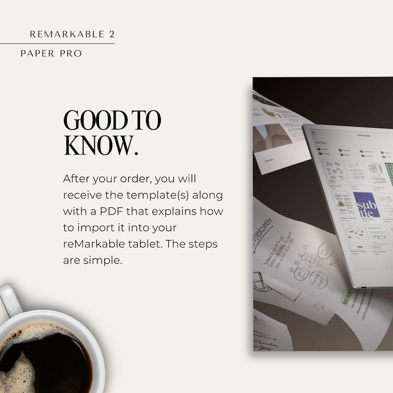 Cornell Notes for Remarkable 2 / Remarkable Paper Pro | Cornell ...