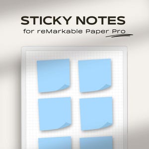 Sticky Notes for Remarkable Paper Pro | Digital Sticky Notes | Memo Notes for Remarkable Paper Pro | Digital Notes