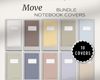 Copertine per quaderni per reMarkable Paper Pro Move / reMarkable Notebook / Copertina personalizzata / Quaderno / Copertina per quaderno digitale / Download immediato