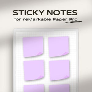 Sticky Notes for Remarkable Paper Pro | Digital Sticky Notes | Memo Notes for Remarkable Paper Pro | Digital Notes