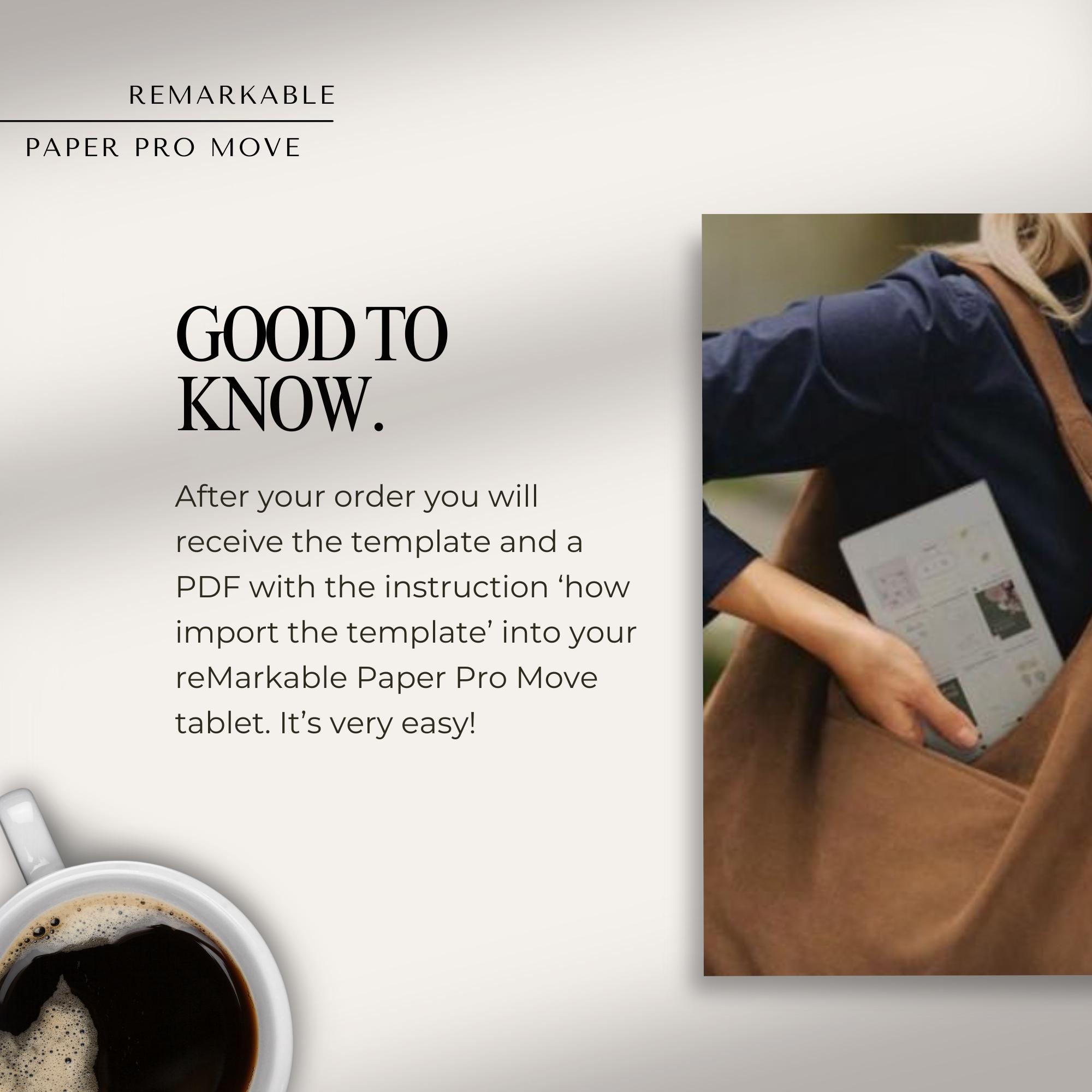 Cornell Notes for Remarkable Paper Pro Move | Hyperlinked PDF Notebook ...