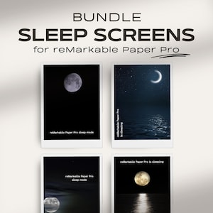 Sleep screens for Remarkable Paper Pro | Colorful Screensaver with & without text | Template for RMPP | Sleep screen for e-ink tablets