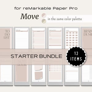 Startbundel voor reMarkable Paper Pro Move | Alles-in-één-bundel | Starterspakket voor Paper Pro Move | Waardenset voor reMarkable Pro Move