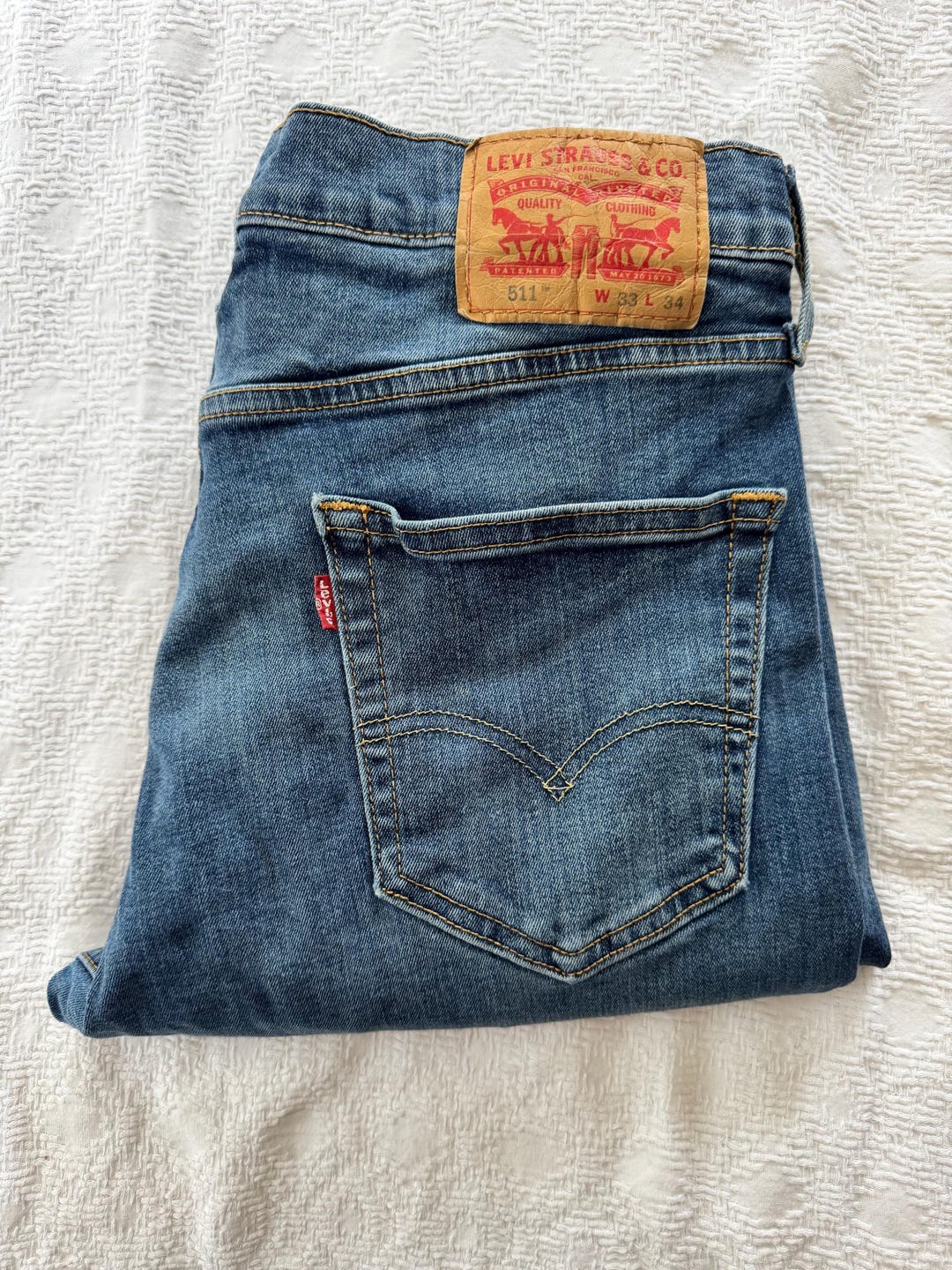 Men's Levi's 511 Jeans, RED TAG, 33x34 Denim