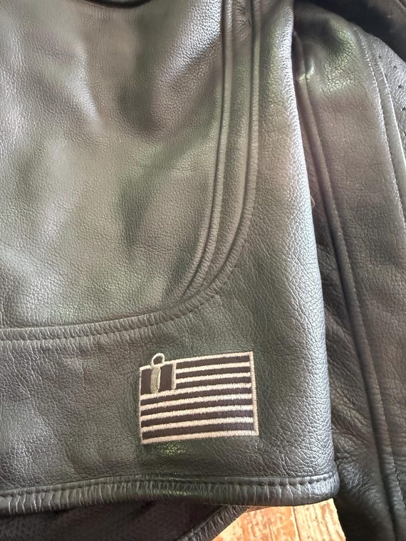ICON leather motorcycle jacket View 4
