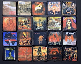 Teil 12 - Kleine Thrash und Death Metal Bands Patches 7.5x7.5 cm