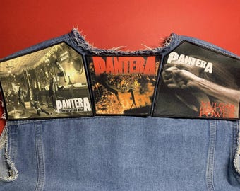 PANTERA Schulter Rücken Patch für Denim Patch Weste
