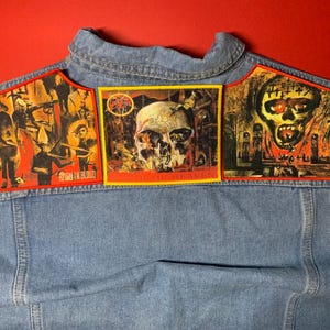 Parche de hombros y espalda de Slayer para chaleco de batalla