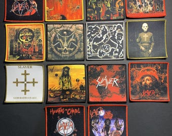 SLAYER Alben und Single Cover Aufnäher