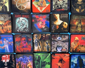 Teil 3- Kleine Thrash und Death Metal Bands Patches 7.5x7.5 cm