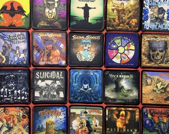 Teil 14- Kleine Thrash und Death Metal Bands Patches 7.5x7.5 cm