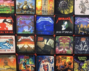 Parte 9- Pequeños parches de bandas de thrash y death metal 7,5x7,5 cm