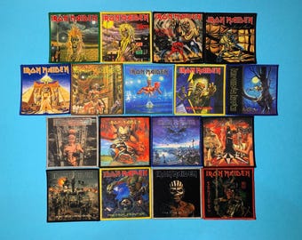 Alle Iron Maiden Album-Patches