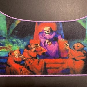 Parche de hombro trasero DEATH para chaleco de batalla vaquero.