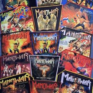 Manowar Axlar Rygglappar Stridsväst Applikation
