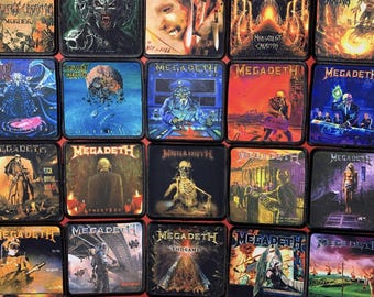 Parte 8- Pequeños parches de bandas de thrash y death metal 7,5x7,5 cm