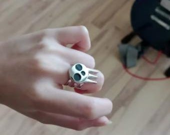 Death the Kid Ring | Soul Eater Shinigami Anime Fashion Y2K Gothic