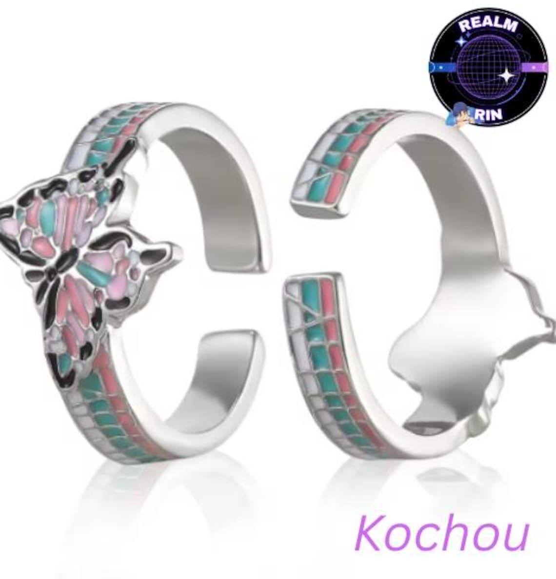 Anime Jewelry Demon Slayer Ring | Kimetsu No Yaiba Adjustable Cosplay ...