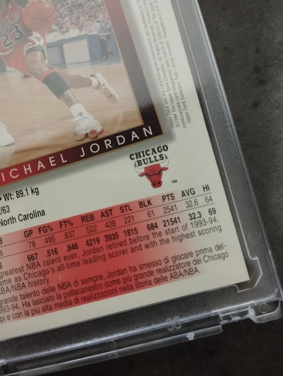 Michael Jordan #23, Chicago Bulls, Upper Deck 1993/94 Rare Card