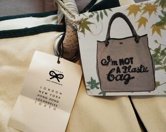 I'm Not A Plastic Bag - Etsy
