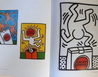 Keith Haring - Lucky Strike - 1987 - Etsy