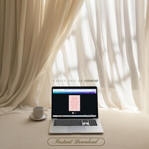 Plantilla de invitación para baby shower "Ciao Bambino", con temática italiana, en rojo, con un toque caprichoso y dibujado a mano. imagen 7