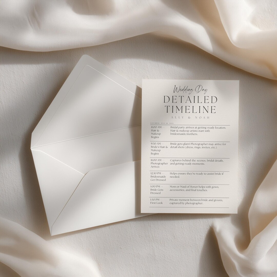 Wedding Planning Bundle Template, Editable Wedding Checklist Timeline