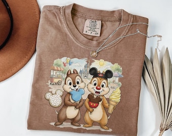Comfort Colors® Chip And Dale Shirt, Disney Snack Shirt, Magic Kingdom Shirt, Disney Friends Shirt, Disneyland Vacation, Disney Park Shirt