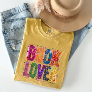 Comfort Colors® Reading Club Shirt, Book Lover Shirt, Librarian Shirt, Gift For Book Lover, Reading Shirt, Watercolor Book Tee image 6