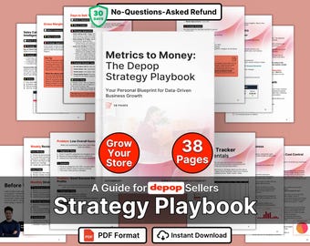 Depop Seller Guide For Resellers Turn Your Sales Data Into Pricing Profit And Growth Decisions Digital Playbook PDF Business Blueprint