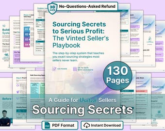 Vinted Sourcing Guide How to Find Profitable Items Vinted Seller Playbook Reselling Secrets Sourcing Tips Digital Business Tool UK Reseller