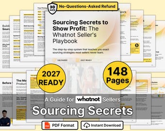 Whatnot Sourcing Guide How To Find Items To Sell Live Show Selling Secrets Profitable Products Reseller Playbook Supplier Contacts Business