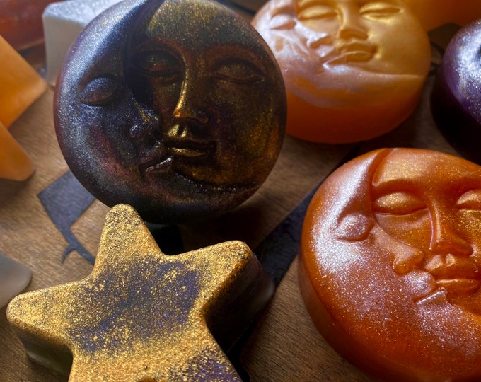 Sun Moon Stars soap set