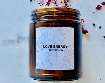 Love Energy Gemstone Candle