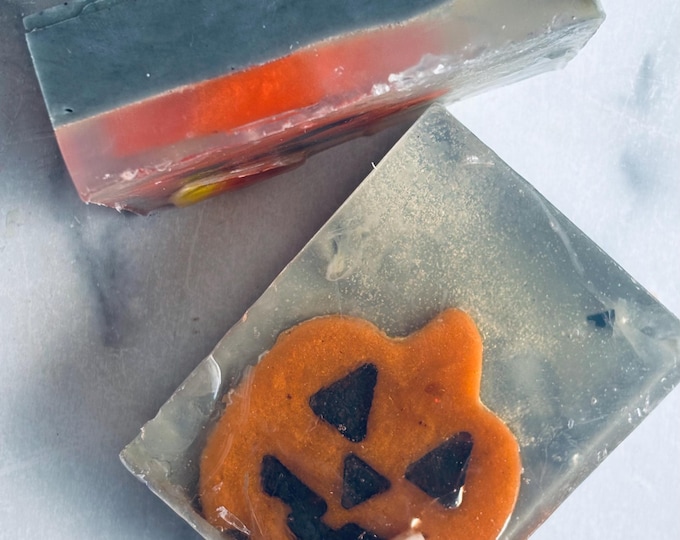 Jack O Lantern soap bar