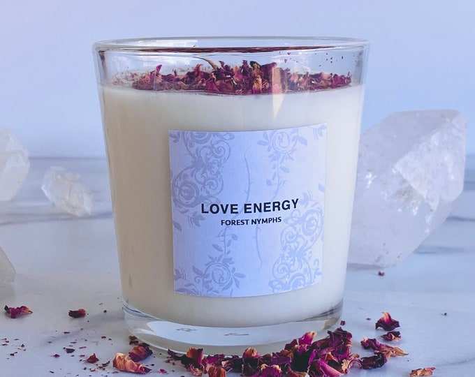 Love Energy Gemstone Candle